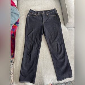 Jcrew essential straight dark wash Jean